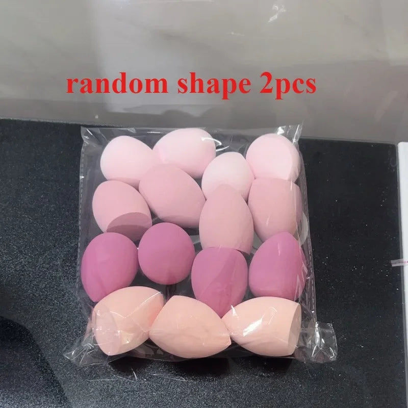 1/3/5/7/20PCS Wet and dry puff random color and shape sponge liquid foundation BB cream powder applying makeup egg