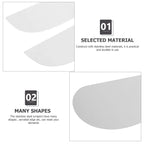 10 Pcs Carving Knife Stainless Steel Clay Scraper Sculpture Crafts Tool for Ceramic Spatula