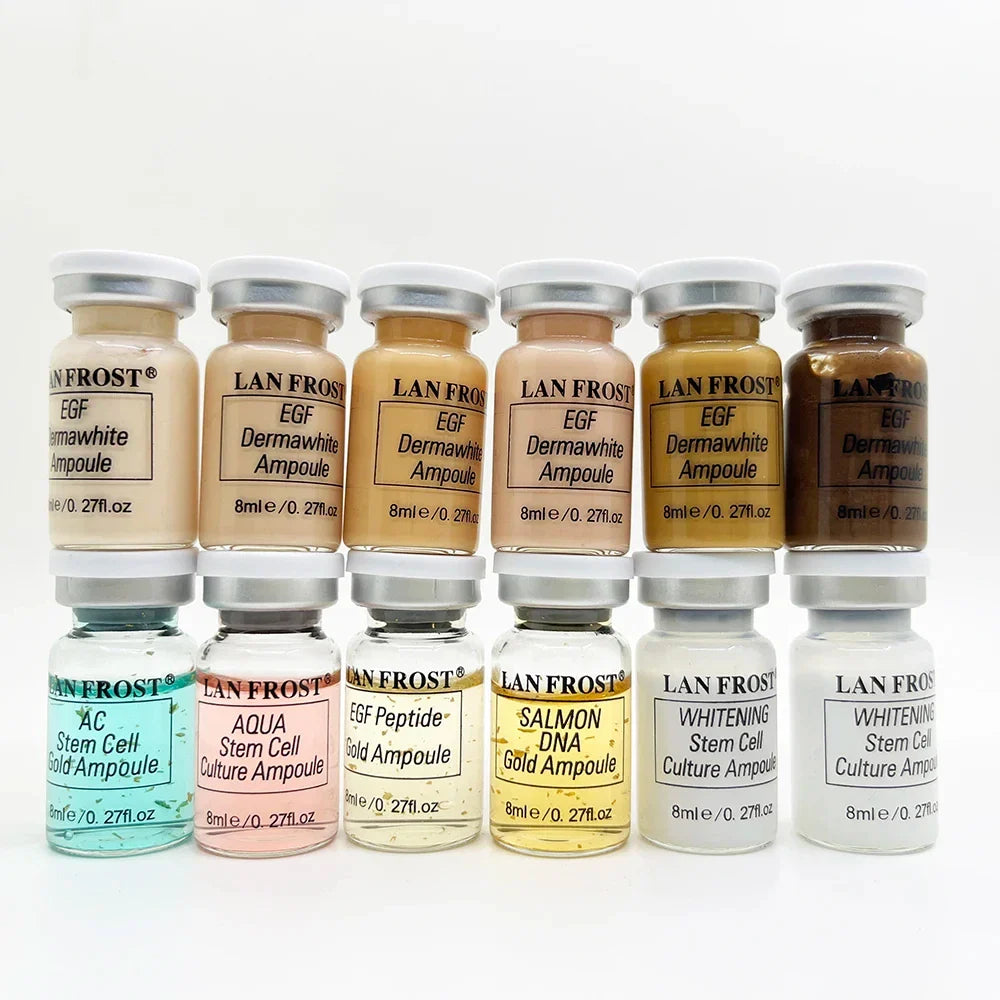 8ml BB Cream Glow Serum Ampoule Essence Facial Niacinamide/Peptide Foundation Moisturizing Hyaluronic Acid Skin Care Beauty