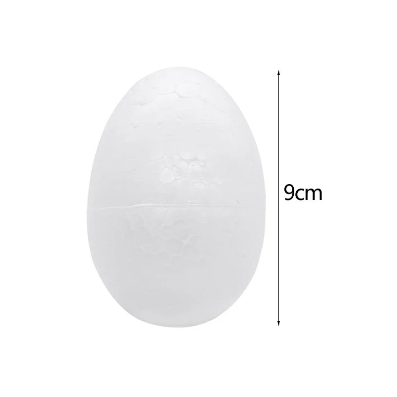 10/20pcs 5/7/9cm Easter Foam Egg Polystyrene Styrofoam Foam Egg Ball DIY Painting Bird Pigeon Eggs Eatser Party Decor Kids Favor