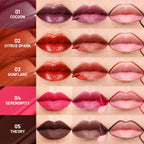 5Color Liquid Peel-off Lip Gloss Waterproof Long-lasting Matte Lipstick Non-stick Cup Makeup Moisturizing Lip Tattoo Pigment