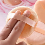 60/80/90mm Professional Round Shape BB Cream Powder Foundation Puff Portable Soft Cosmetic Puff Makeup Foundation Sponge