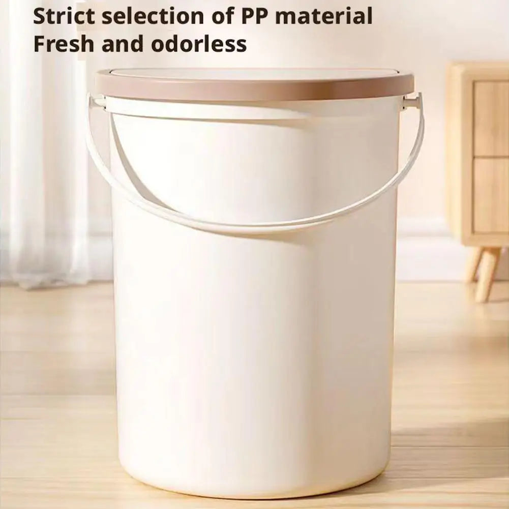 10L Trash Can Trash Bin With Lid For RV Camping Boats Motorhome Convenient For Installation On Doors Or Walls Car Trash