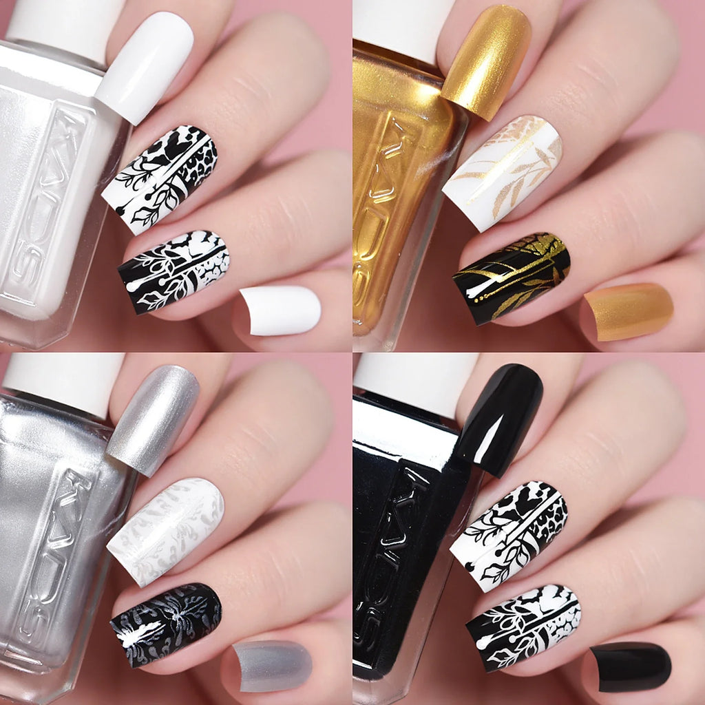 11ml Nail Stamping Polish Gold Silver Colorful Varnishes Lacquers Printing Image Stamp Plate Manicure DIY Salon Stamper Tool