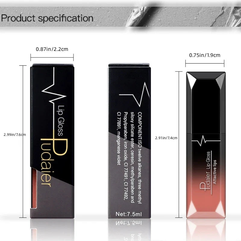 Best Lip Makeup 17 Color Sexy Matte Long Lasting Lipgloss Liquid Lipstick Lip Cream