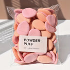 10pcs Finger Air Cushion Sponge Powder Puff Set, Makeup Puff, For Liquid Foundation, Powder Foundation, Concealer.