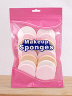 16/ Pack, colorful dry and wet makeup powder puff, round makeup sponge soft facial foundation and make-up tools.