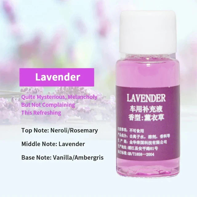 10ml Car Perfume Refill Air Freshener Natural Plant Essential Oil Aroma Diffuser Fragrance Humidifier Essential Oil Freshener