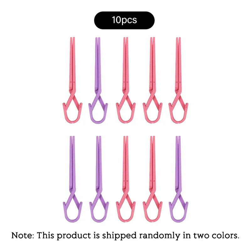 10Pcs Nail Clip Set Oil Polish Spill Proof Mixed Color Nail Art Coloring Protection Clips Manicure Tools To Prevent Leakage Off