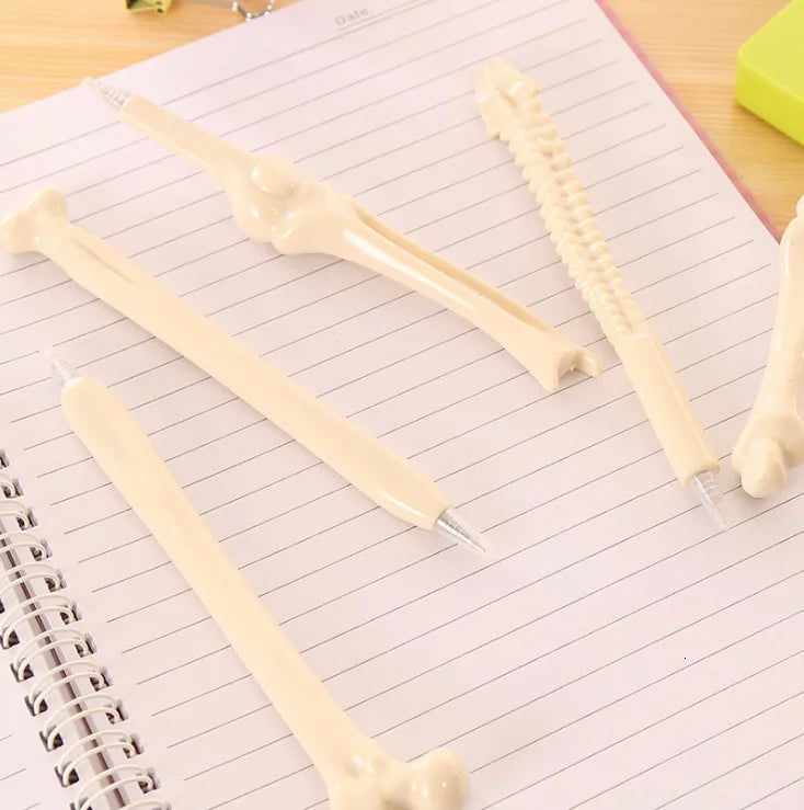 1 Pieces Lytwtw's Creative Ballpoint Pen Human Bones Funny School Office Supplies Novelty Gift Reward Cute Kawaii Refill