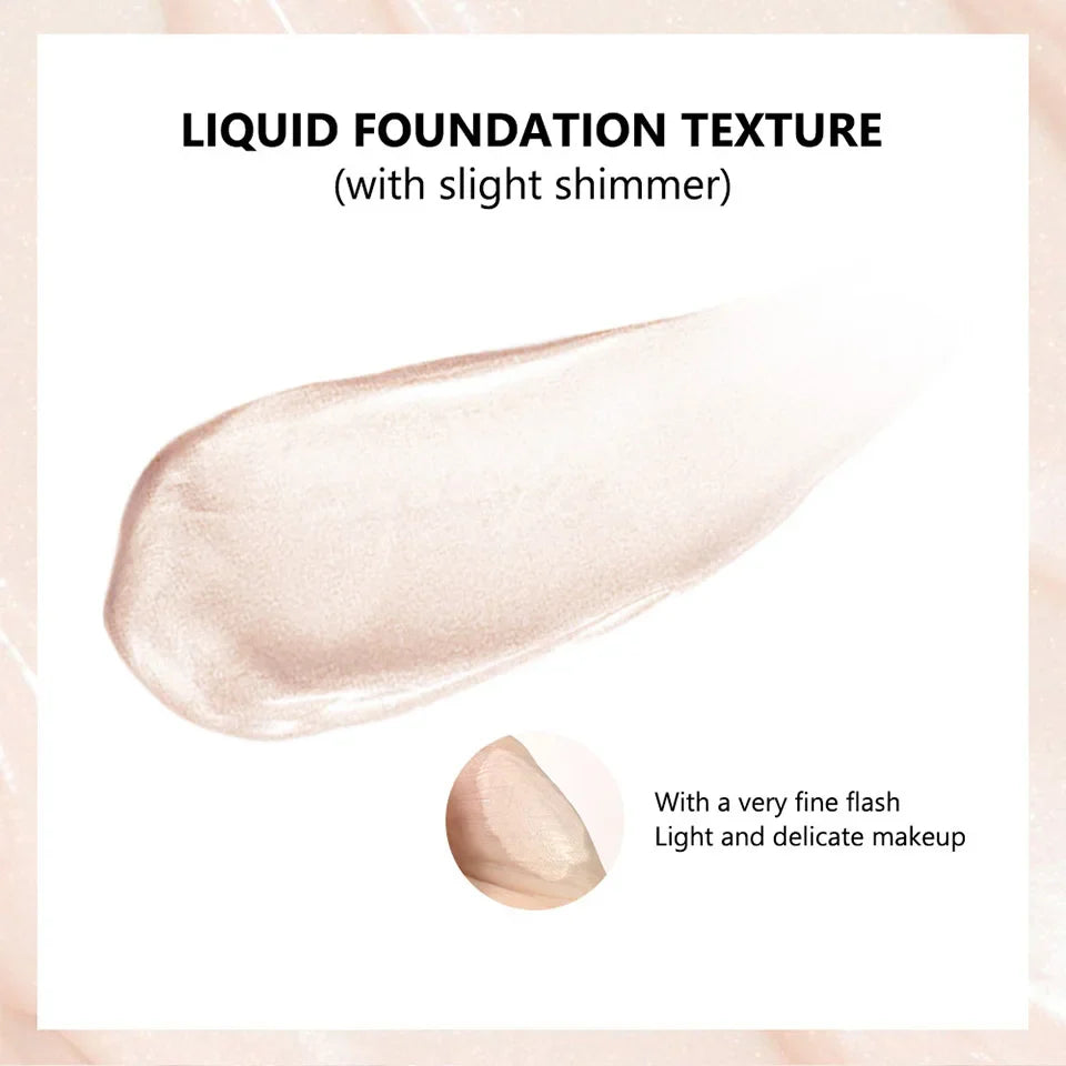 4 Colors Moisturizing Glow Foundation Liquid Long Lasting Natural Lightweight base Multi-purpose Illuminator Highlight Cream