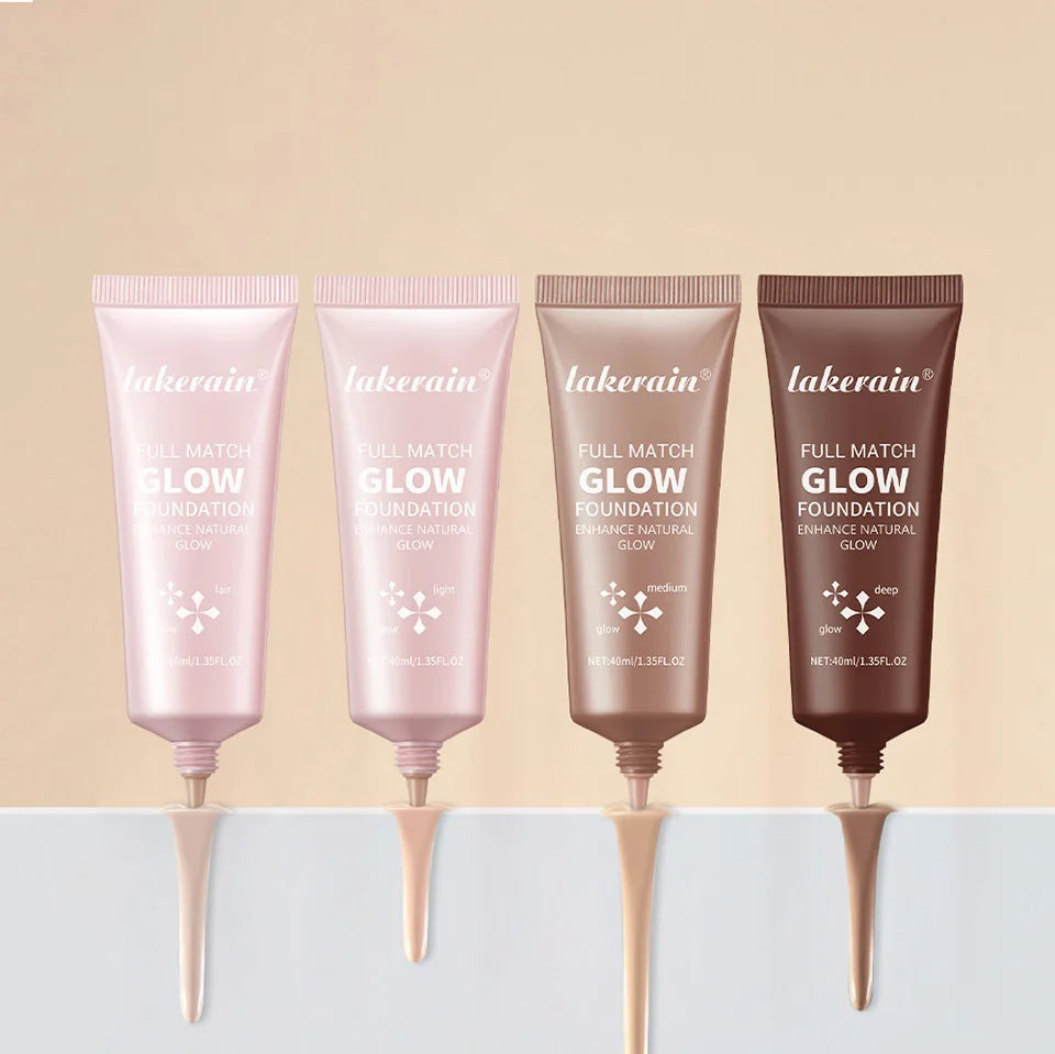 4 Colors Moisturizing Glow Foundation Liquid Long Lasting Natural Lightweight base Multi-purpose Illuminator Highlight Cream