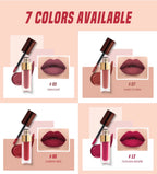 CHARMACY 8 Colors Lip Gloss Lasting Waterproof Velvet Moisturizing Liquid Lipstick Professional Non-stick Cup Lip Glaze Makeup