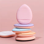 10pcs Finger Air Cushion Sponge Powder Puff Set, Makeup Puff, For Liquid Foundation, Powder Foundation, Concealer.