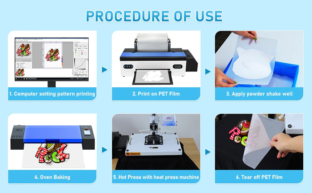 0.5kg DTF Powder DTF Printer Hot Melt Powder for DTF Transfer Film DTF Printer DTF Poliamida Powder for DTF Direct Transfer Film