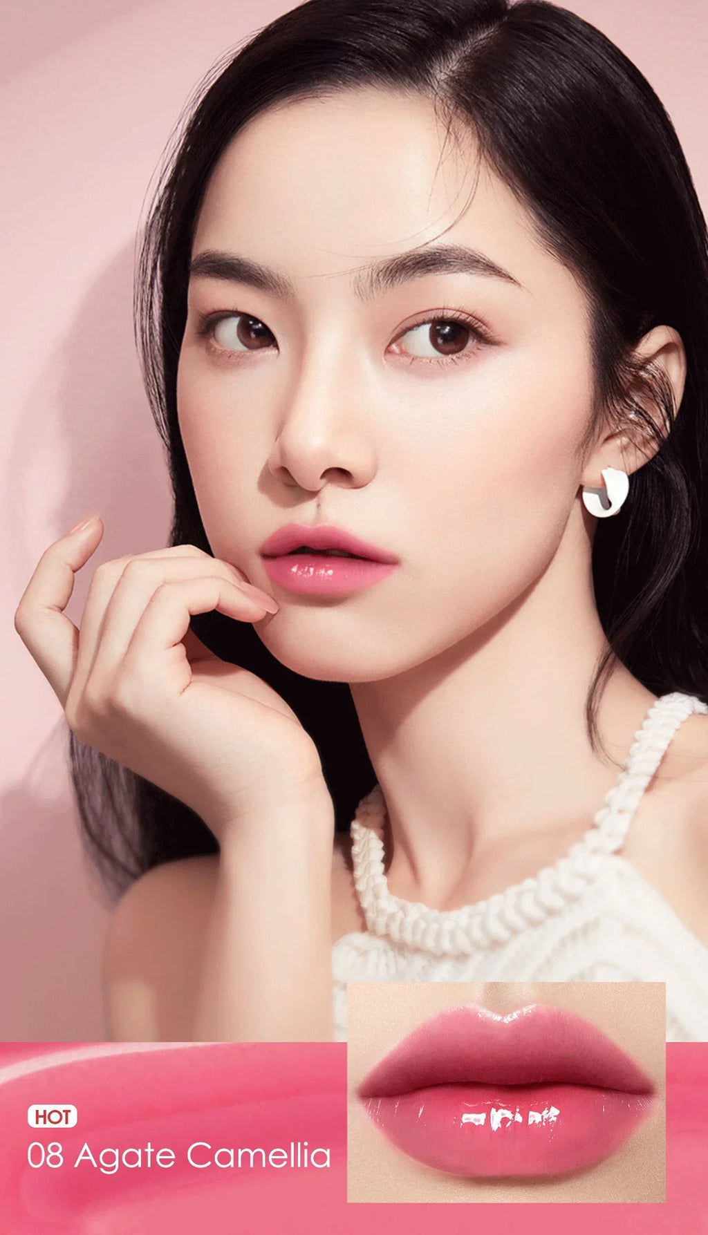 4 Colors Lip Balm Flower Essence Extra Moisturizing Natural Lasting Lip Plumper Non Sticky Lip Gloss Makeup Lip Care Cosmetics