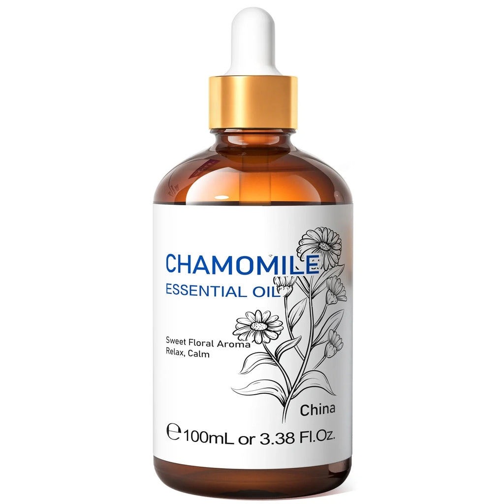 100ML Chamomile Essential Oils,100% Pure Floral Oil for Diffuser, Humidifier, Massage, Valentine's Day, Mother's &Father' Gifts