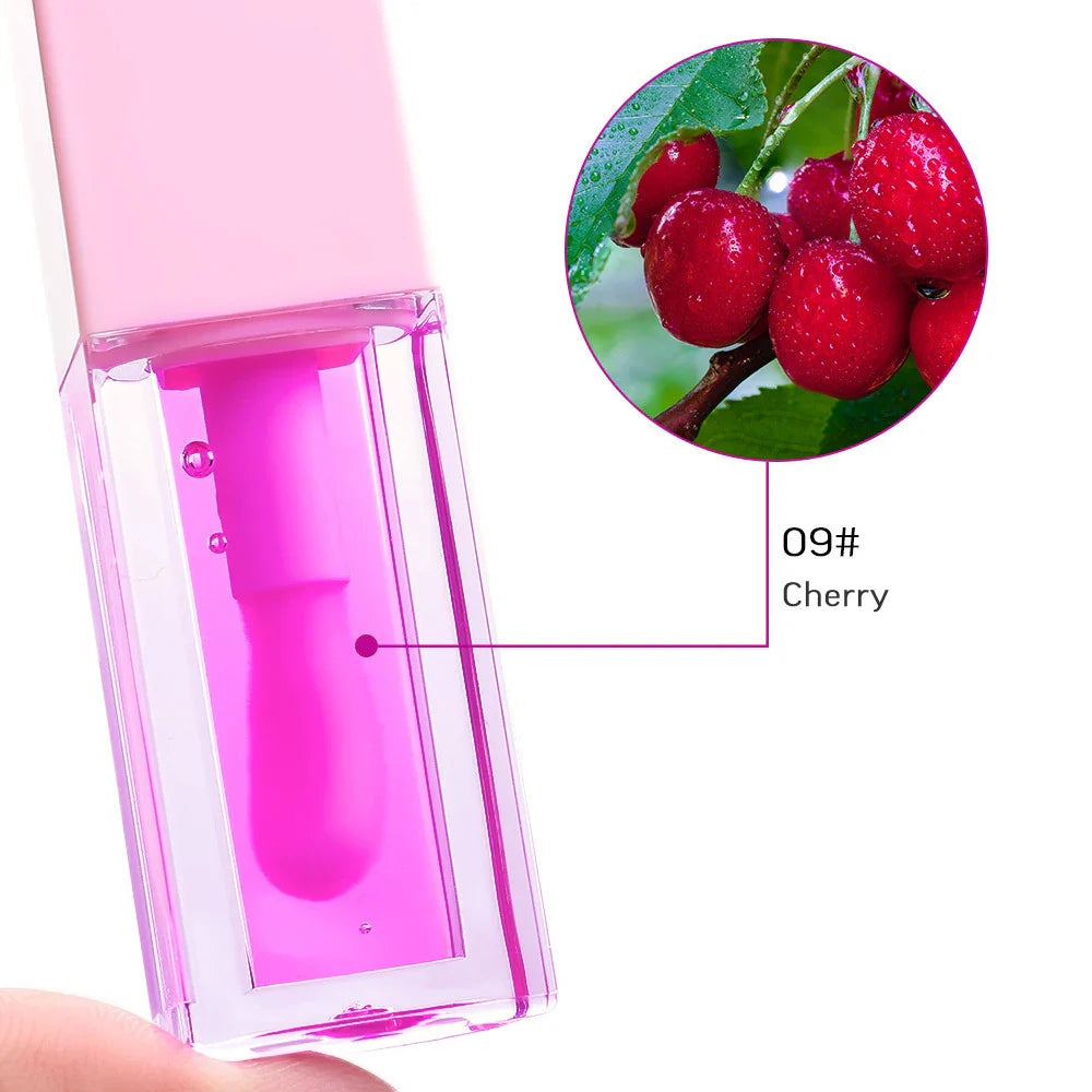 30-color Plumping Lip Oil Private Label Lipgloss Custom Logo Long-lasting Full Color Makeup Plant Moisturizing Cosmetics Vegan