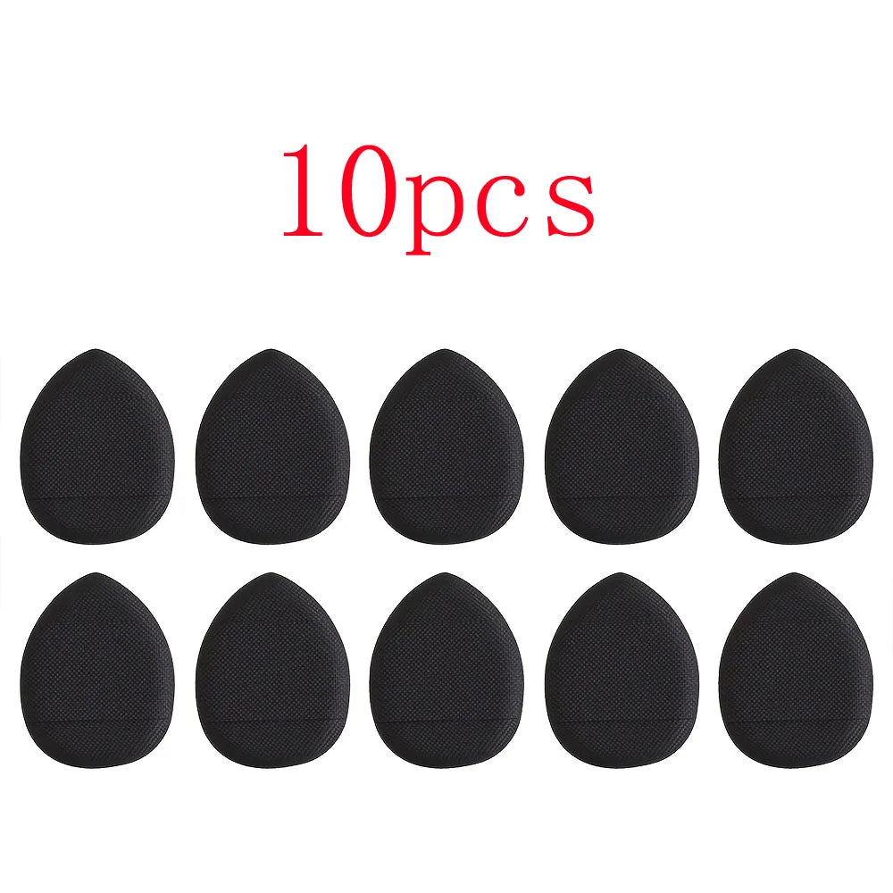 10pcs Finger Air Cushion Sponge Powder Puff Set, Makeup Puff, For Liquid Foundation, Powder Foundation, Concealer.