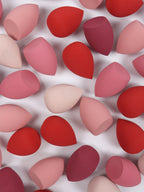 30 Beauty Eggs (Makeup Sponges) Foundation Make-Up Mixed Beauty Sponge, Liquid, Cream and Powder Without Blemish, Multi-Color C