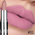 1PC Waterproof Nude Pink Lipstick Matte Lips Stick Long Lasting Non-stick Cup Lip Gloss Moisturizing Lipsticks Make-up Cosmetic