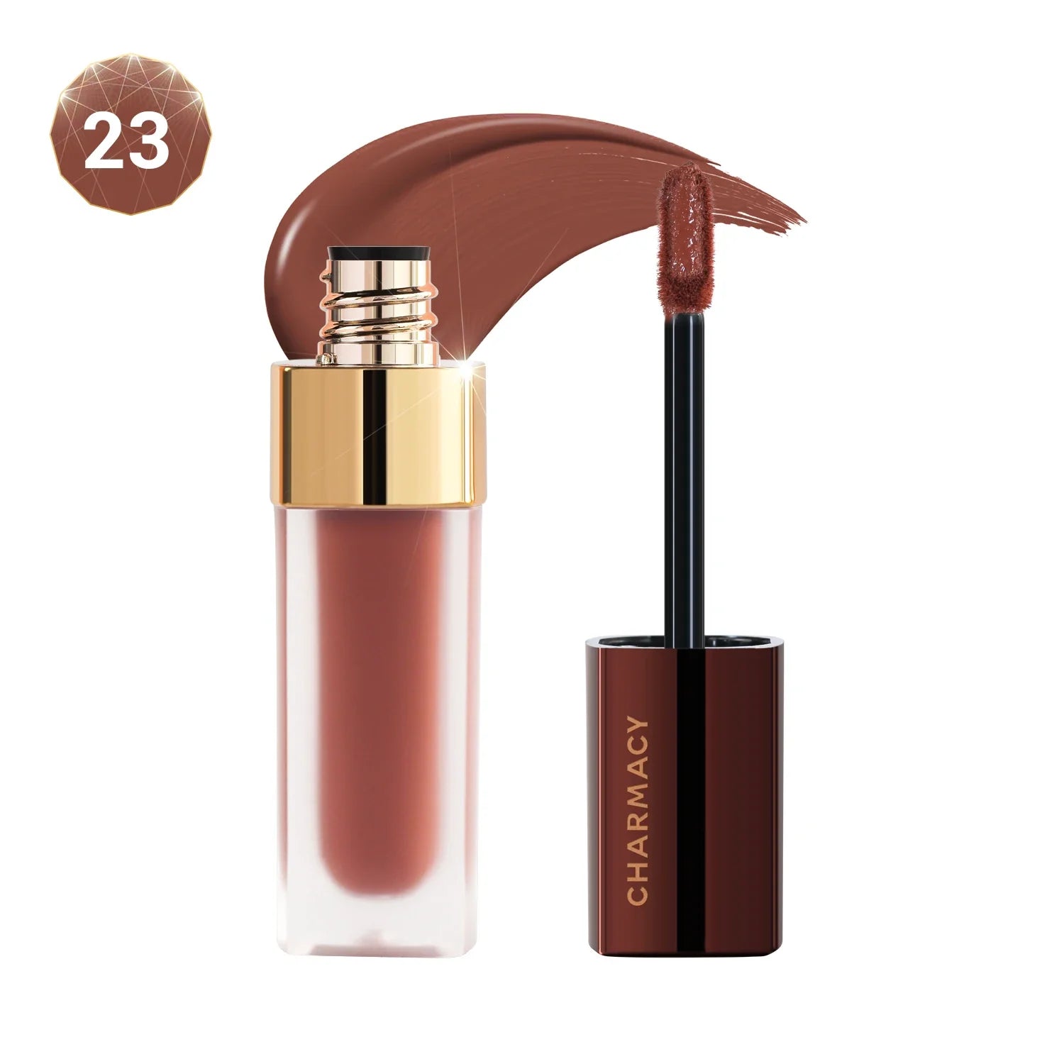 CHARMACY 8 Colors Lip Gloss Lasting Waterproof Velvet Moisturizing Liquid Lipstick Professional Non-stick Cup Lip Glaze Makeup