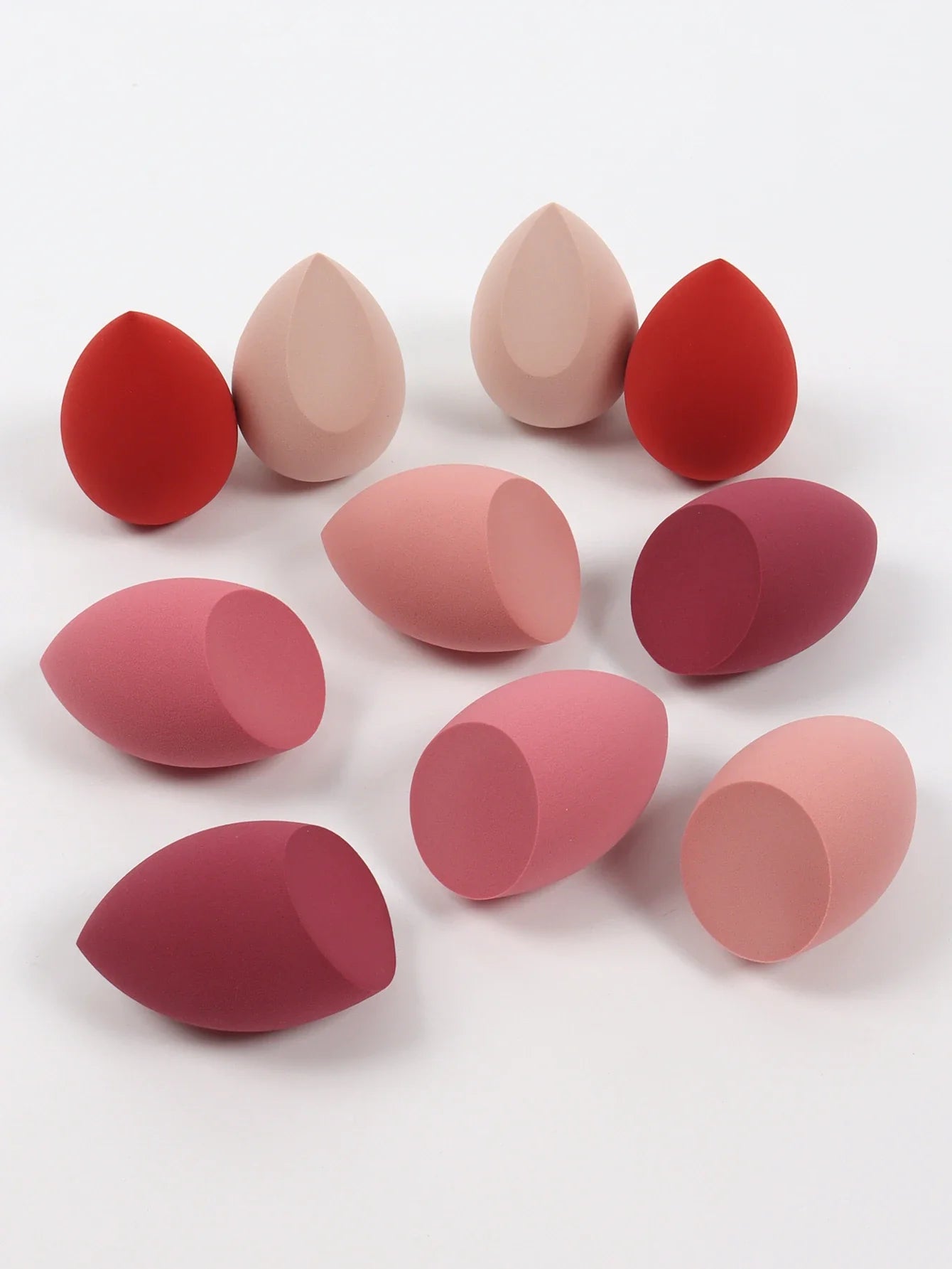 30 Beauty Eggs (Makeup Sponges) Foundation Make-Up Mixed Beauty Sponge, Liquid, Cream and Powder Without Blemish, Multi-Color C