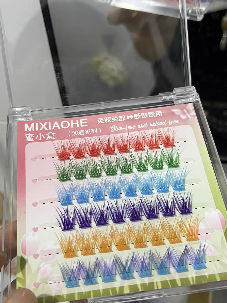 17cm Labubu V1v2 Eye Makeup Color False Eyelash Customization Gorgeous And Exquisite Eye Makeup Stickers Eyelash Stickers