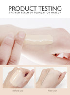 CHARMACY Foundation Makeup Base Liquid Concealer Professional Makeup Long Lasting Oil Control Matte Liquid Foundation Cosmetics