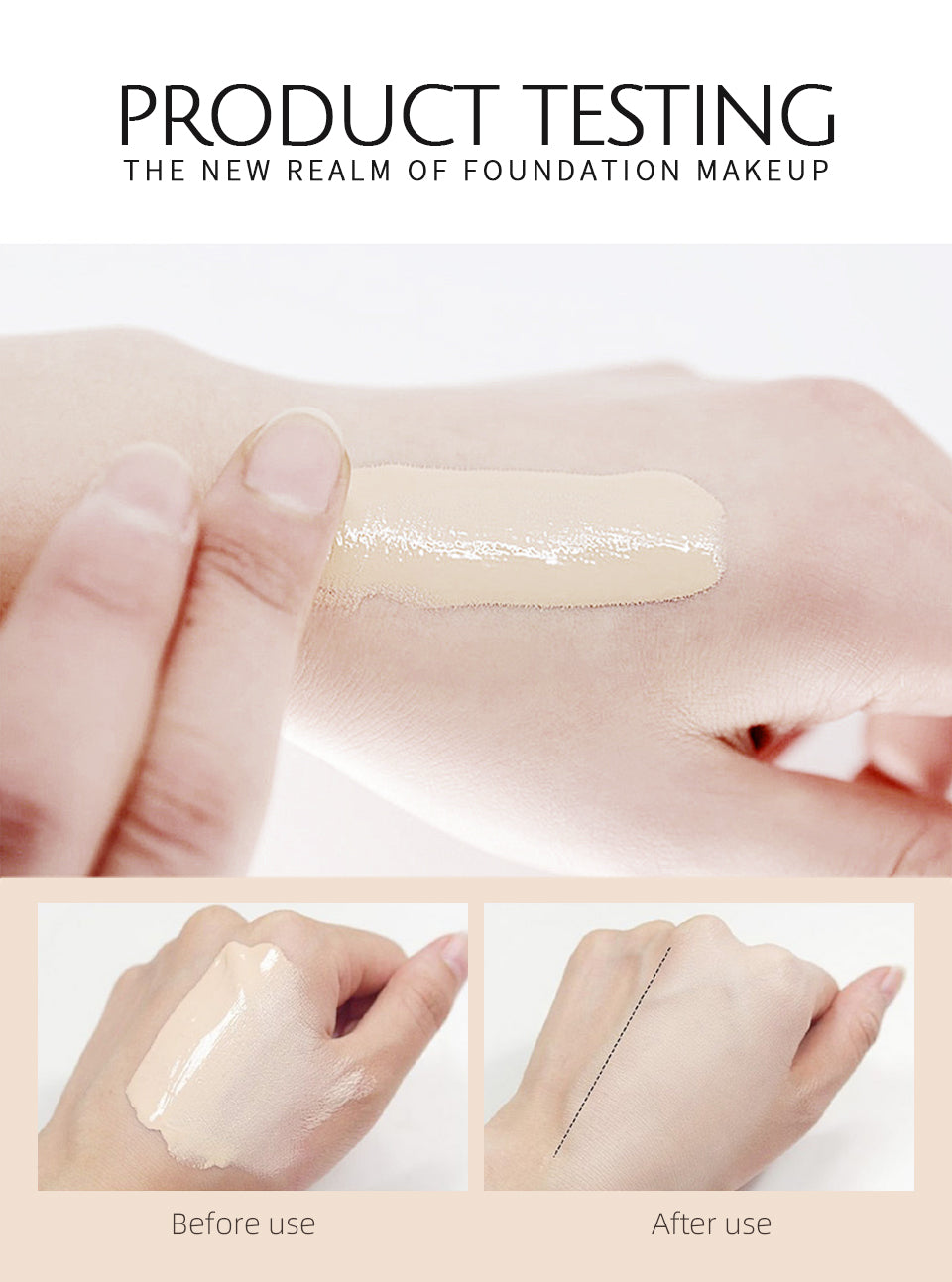 CHARMACY Foundation Makeup Base Liquid Concealer Professional Makeup Long Lasting Oil Control Matte Liquid Foundation Cosmetics