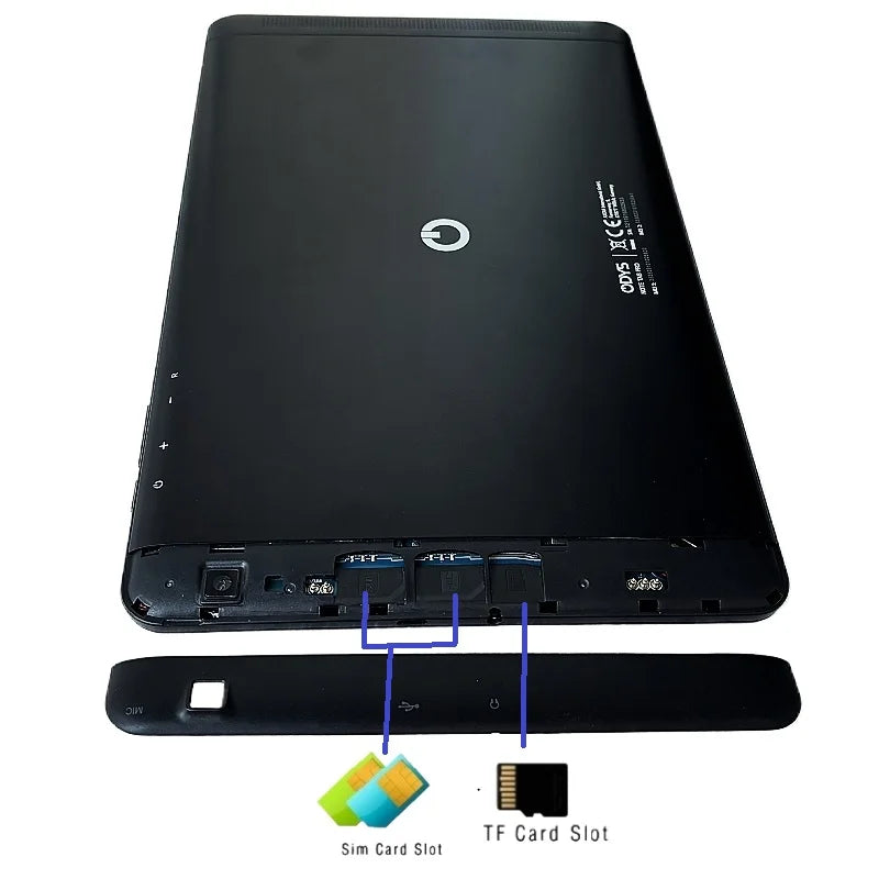 10.1 Inch QDYS Android 8.1 Phone Call Tablet 2GB RAM 16GB ROM Dual Camera 1280*800 IPS Quad-Core 1.3GHz MTK6735 CPU SIM Card