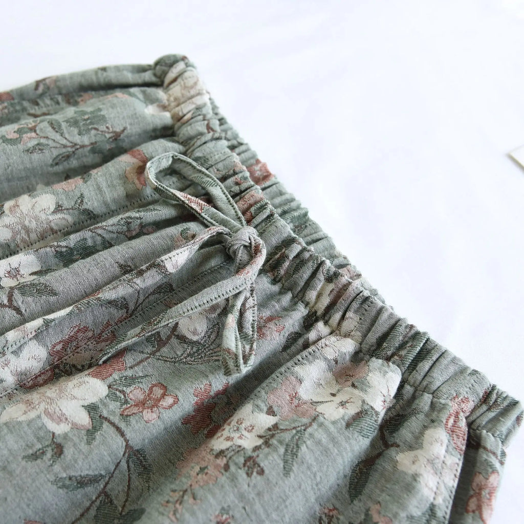 100% Cotton Sleepwear For Sleeping Pant Women Autumn Winter Pajamas Pants Loose Comfortable Homewear Trousers Female Pantalones