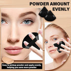 2/3/5/6/12Powder Puff Face Makeup Soft velvet Triangle Powder Puff For Loose Powder Setting Powder Makeup Foundation Beauty Gift