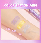 1 PC Diamond Mascara Shining Galaxy Sequins Sweat Proof Glitter Eyelashes Quick Dry Lasting Curling Thick Mascara Shimmer Makeup