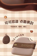 6PCS Chocolate Biscuit Powder Puff Makeup Blender Puff Air Cushion Foundation Sponge Loose Powder Puffs Cosmetic Applicator Tool