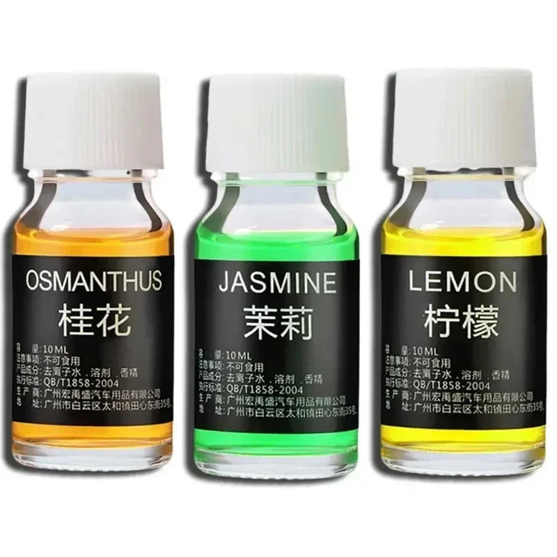 10ml Car Perfume Refill Air Freshener Natural Plant Essential Oil Aroma Diffuser Fragrance Humidifier Essential Oil Freshener