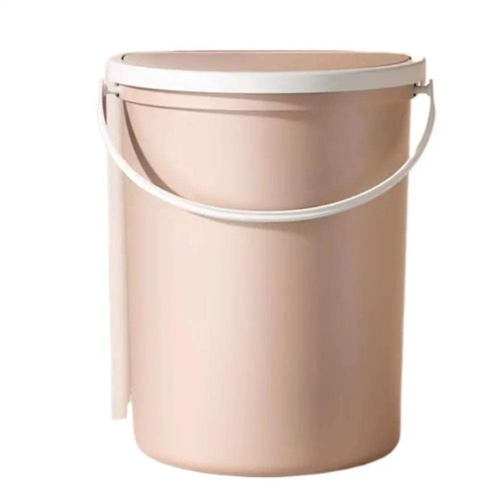 10L Trash Can Trash Bin With Lid For RV Camping Boats Motorhome Convenient For Installation On Doors Or Walls Car Trash