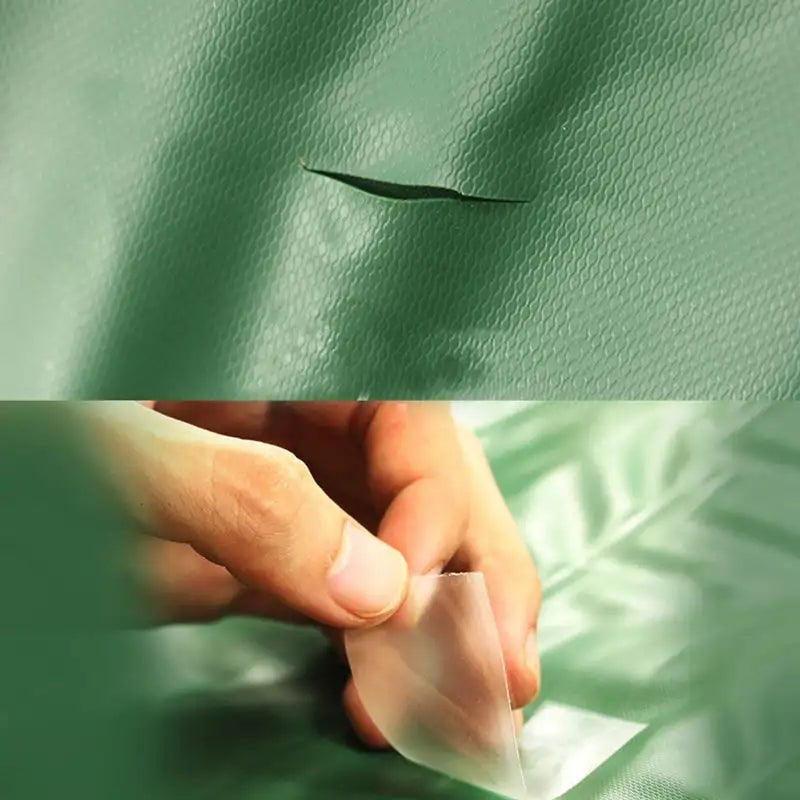 10pcs Transparent Waterproof Self Adhesive Sticker Cloth Patches Camping Awning Tent Water Toys Swimming Ring Repair Tape