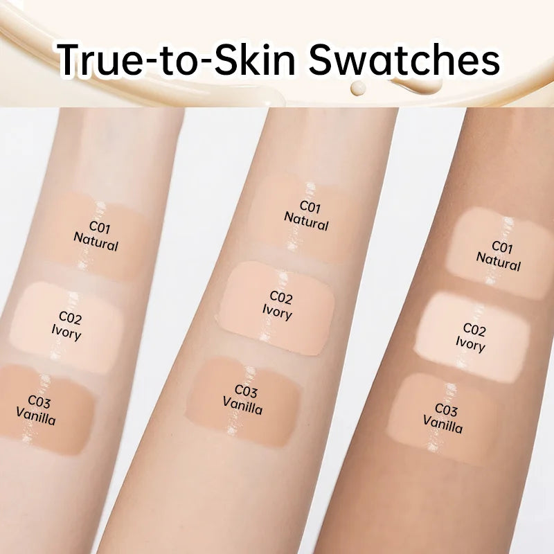 Catkin Phoenix Cushion Foundation Full Coverage, Sheer Satin Finish, Refill Included, Light Beige