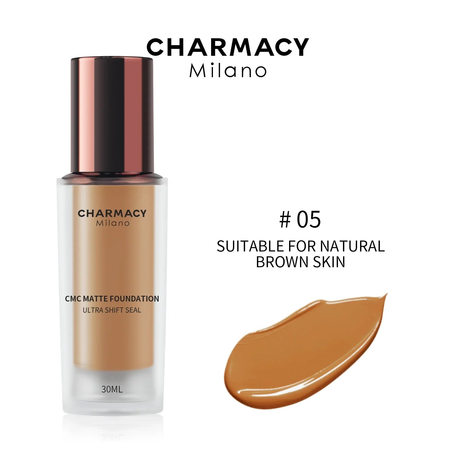 CHARMACY Foundation Makeup Base Liquid Concealer Professional Makeup Long Lasting Oil Control Matte Liquid Foundation Cosmetics