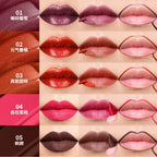5Color Liquid Peel-off Lip Gloss Waterproof Long-lasting Matte Lipstick Non-stick Cup Makeup Moisturizing Lip Tattoo Pigment