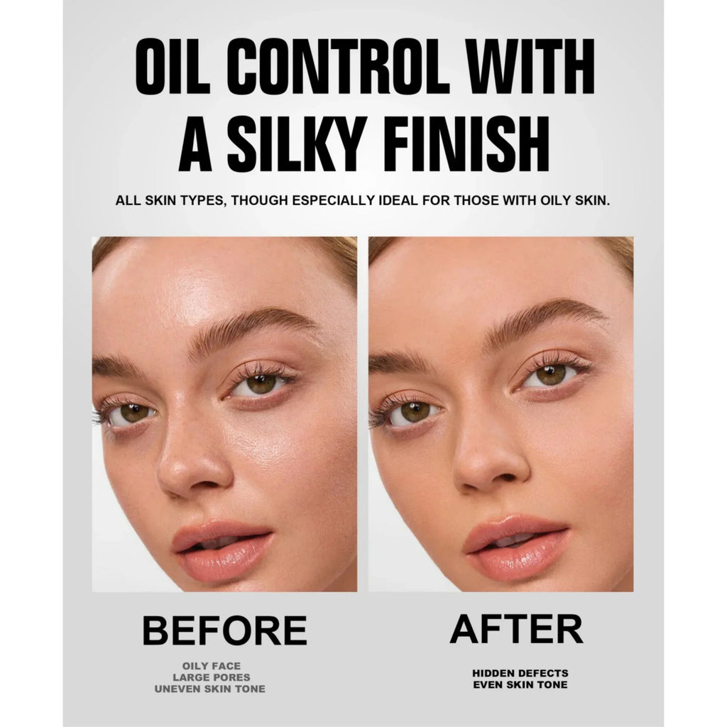 7 Colors Baked Duo Powder Matte Finishing Face Foundation Setting Powder Compact Waterproof Full Coverage Makeup Setting Base