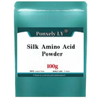 100-1000g High Quality Silk Amino Acid Powder Fibroin silk Peptide hydrolyzates Silk Protein  silk Protein Cosmetic Materia