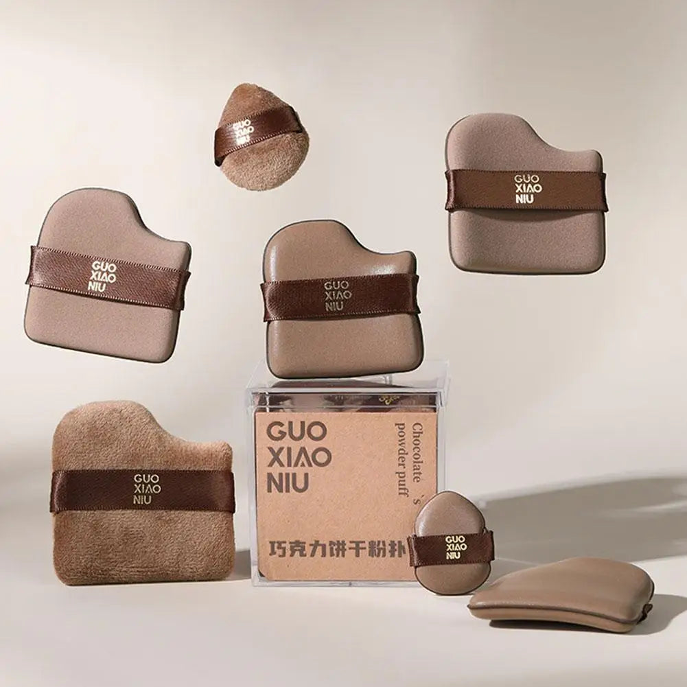 6PCS Makeup Blender Puff Air Cushion Foundation Sponge Loose Powder Puffs Cosmetic Applicator Tool Wholesale