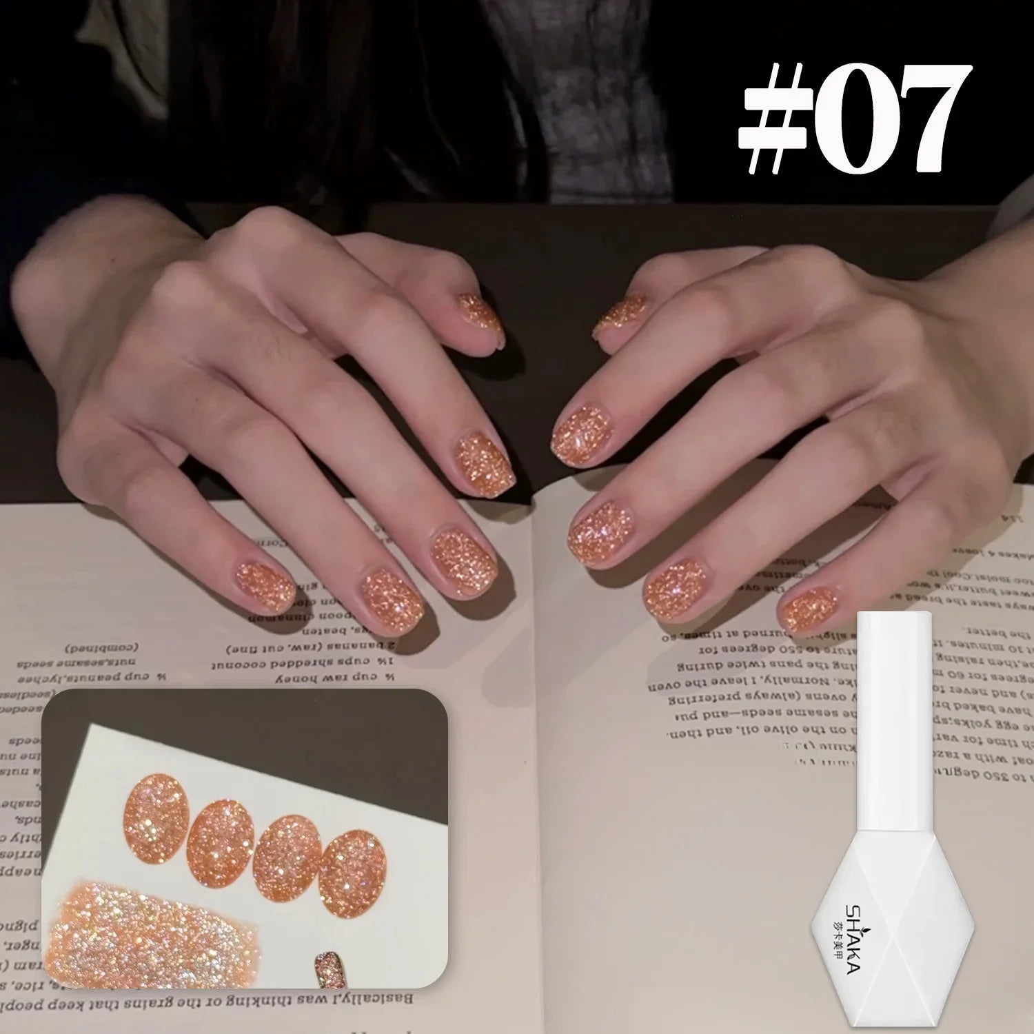 1-12pcs SHAKA Summer Autumn Huayu Xingchen Orange Green Red Gel Nail Polish 2025 New Halloween Versatile Nail Gel