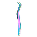 1 Pc Eyelash Comb Tweezers Stainless Steel Anti-Static Non-Magnetic Professional  Lashes Extension Tweezers Makeup Tools