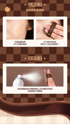 6PCS Chocolate Biscuit Powder Puff Makeup Blender Puff Air Cushion Foundation Sponge Loose Powder Puffs Cosmetic Applicator Tool