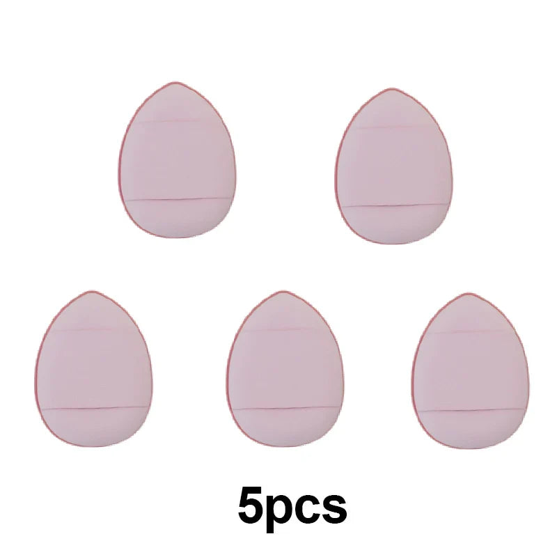 5/10Pcs Mini Finger Puff Foundation Small Air Cushion Powder Sponge Face Concealer BB Cream Cosmetic Applicator Makeup Tools