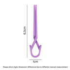 10Pcs Nail Clip Set Oil Polish Spill Proof Mixed Color Nail Art Coloring Protection Clips Manicure Tools To Prevent Leakage Off