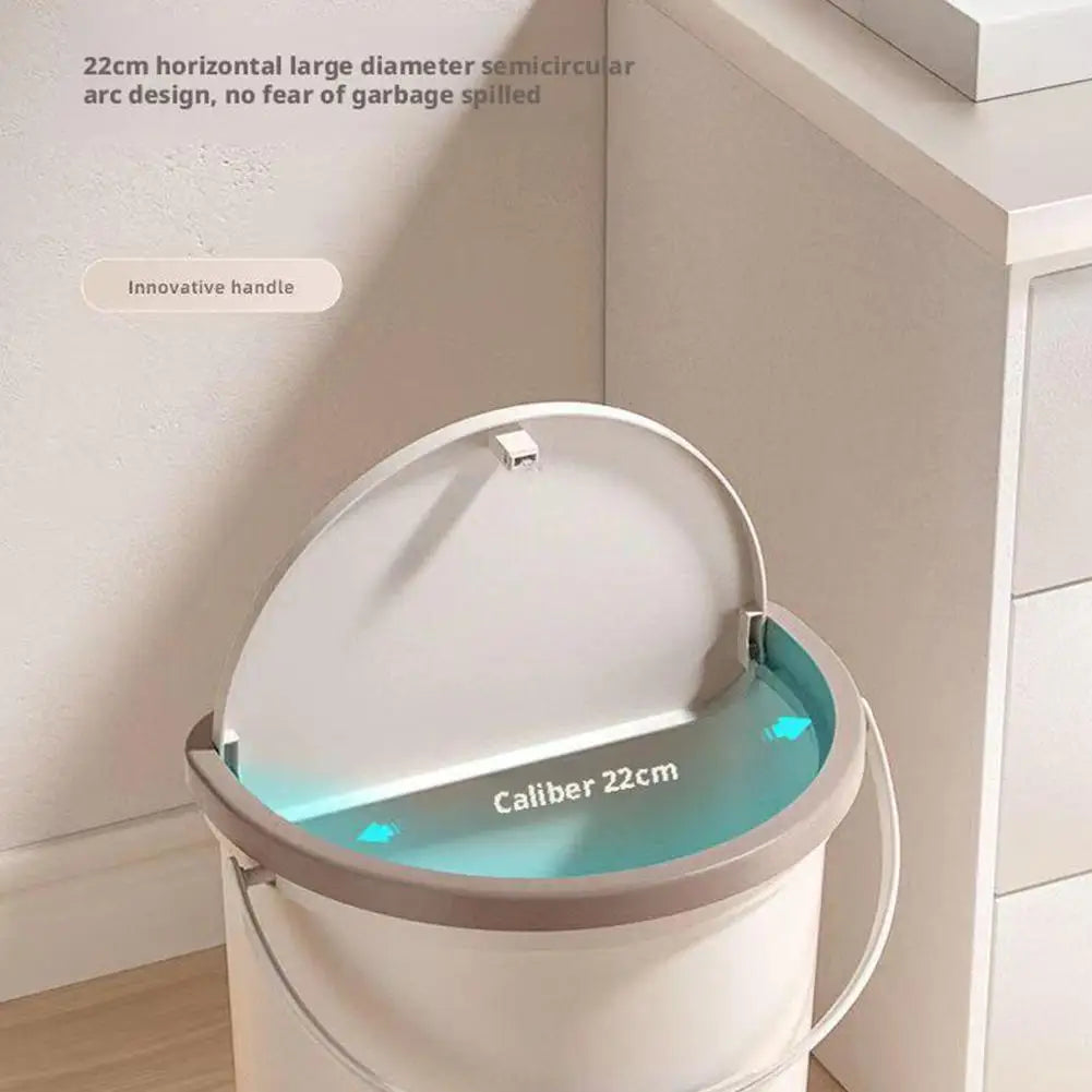 10L Trash Can Trash Bin With Lid For RV Camping Boats Motorhome Convenient For Installation On Doors Or Walls Car Trash